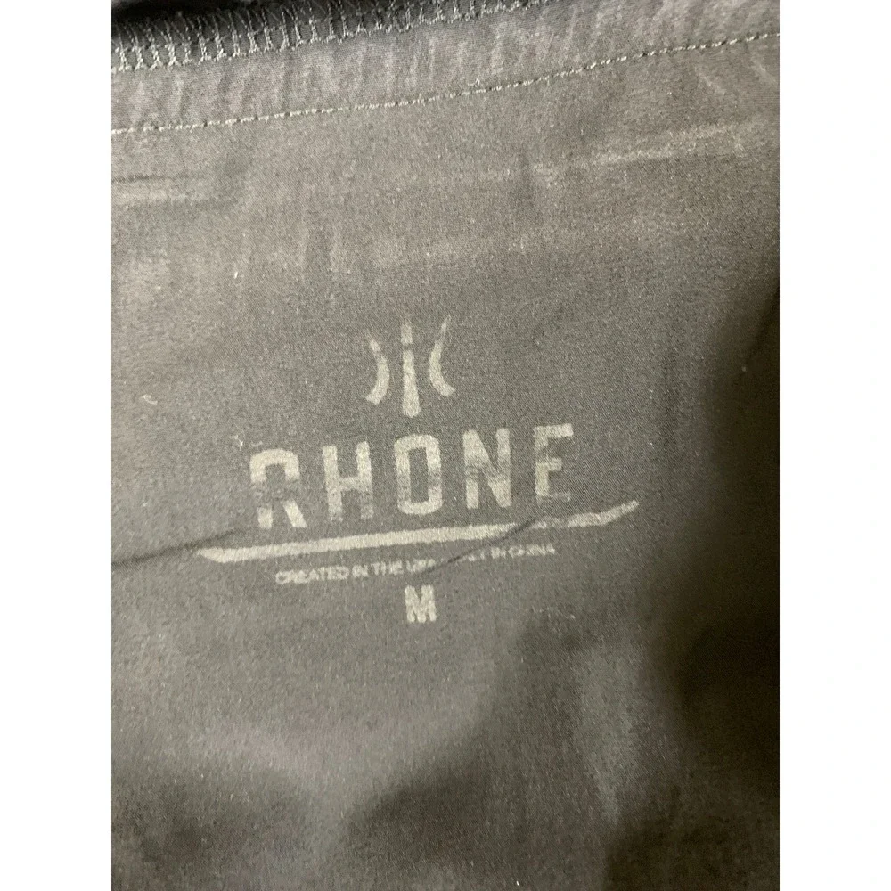 Rhone Mens Black Athletic Training Shorts 7 Inch Inseam Size Medium M Activewear